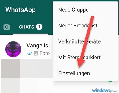 android whatsapp einstellungen