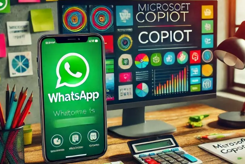 WhatsApp und Microsoft Copilot